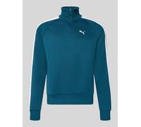 PUMA Performance Regular Fit Sweatshirt mit Troyer-Kragen Modell 'T7 ALWAYS ON' in Petrol, Größe L