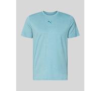 PUMA PERFORMANCE Regular Fit T-Shirt mit Logo-Print Modell 'Cloudspun' in Aqua, Größe L