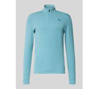 PUMA Performance Sweatshirt mit Label-Detail Modell 'CLOUDSPUN' in Aqua, Größe XXL