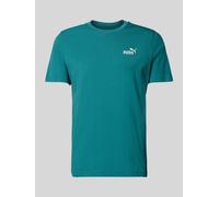PUMA PERFORMANCE T-Shirt aus reiner Baumwolle in Petrol, Größe S