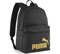 Puma Rucksack PHASE – Unisex, klassisch, Schwarz‑Gold No.1-Logo – OSFA