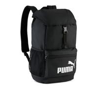 Rucksack PUMA "PHASE HOODED BACKPACK", schwarz (puma schwarz), Rucksäcke, Damen, Netz, Obermaterial: 100% Polyester, unifarben, Rucksack, für Erwachsene, sportlicher Stil, leichter Zugang zu den Fäche