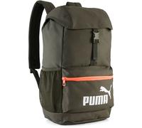 PUMA Phase Hooded Rucksack 09 - dark olive/glowing red