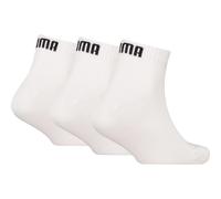 Puma Kinder Quarter-Socken – 3er Pack – Modell 701233224-300 – Weiß 35-38