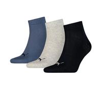Puma Plain Quarter Kurze Socken 3 Paare