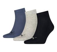 PUMA Plain Quarter-Socken 3er-Pack (271080001) 43-46 Blau