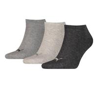 Puma Unisex Socken Sneaker Plain 3P 26108001-800 35-38 Anthraci/L Mel Grey/M Mel Grey