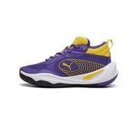 PUMA Playmaker PRO JR Unisex Kinder Sneaker Sportschuh 310370 09 Violet, Schuhgröße:35.5 EU