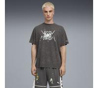 PUMA Points In The Paint T-Shirt Unisex, Kleidung, Grau, L Gray
