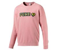 Puma Pop Style Culture Maker Herren Langarm Pink Pullover Herren Jumper S