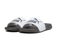 PUMA Badesandalen Popcat 20 Unisex Weiß/Dunkelgrau Gr. 38