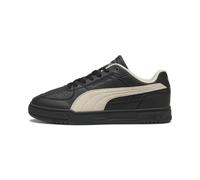 Sneaker PUMA "Porsche Legacy Caven III Sneakers Erwachsene", Herren, Gr. 42.5, schwarz (schwarz alpine snow weiß), Obermaterial: Textil, Synthetik, Kuhleder. Futter: Textil. Innensohle: Textil. Laufso