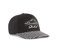 Flex Cap PUMA "Porsche Legacy Lifestyle Baseball-Cap Erwachsene", Gr. onesize, schwarz, Oberseite, Schweißband: 100% Baumwolle. Futter Vorderteil: 100% Polyester. Oberer Schirm, Unterer Schirm: 100% P