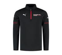 PUMA Porsche Motorsport Herren Pullover mit 1/4 Reißverschluss - Schwarz - Größe: M