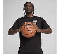 PUMA Posterize Basketball-T-Shirt für Herren, Kleidung, Schwarz, L Black