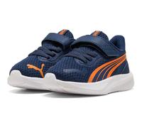 PUMA Unisex Baby Pounce AC+ INF Sneaker, Persian Blue-ORANGE GLO White, 23 EU