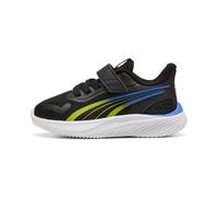 PUMA Unisex Baby Pounce AC+ INF Sneaker, Black-Lime Smash-Royal Sapphire, 42.5 EU Child, Puma Black Lime Smash Royal Sapphire, 26 EU