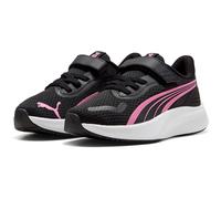 PUMA Pounce LITE AC+ PS Sneaker, Black-Posie PINK White, 29.5 EU