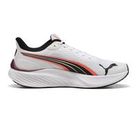 PUMA Unisex Pounce Lite Straßen-Laufschuh, Weiß, leuchtendes Rot, 38.5 EU