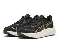 Laufschuh PUMA "POUNCE LITE", Damen, Gr. 43, schwarz (puma gold, puma schwarz), Textil, Schuhe Laufschuh, mit PROTREAD Gummilaufsohle, mit SOFTFOAM+ Dämpfungstechnologie (92762157-43) puma gold, puma