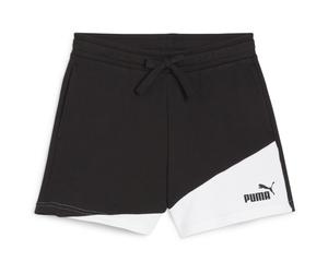 PUMA Power Colorblock Sweatshorts Mädchen 01 - PUMA black 140