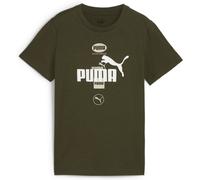 Puma Power Graphic Jungen T-Shirt, grün 140