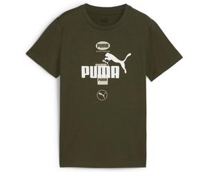 Puma Power Graphic Jungen T-Shirt, grün 140
