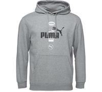 PUMA Herren Kapuzensweat POWER Graphic Hoodie FL Medium Gray Heather XXL