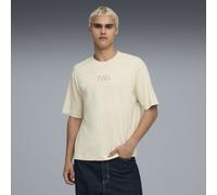 Puma Premium Essentials Boxy Graphic T-Shirt Unisex | Mit Print | Alpine Snow | Größe: M White