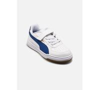 Sneaker PUMA "Caven III Sneakers Kinder", Mädchen, Gr. 32, weiß clyde royal gum blau beige, Obermaterial: Synthetik, Textil. Futter: Textil. Innensohle: Textil, Keine Angabe. Laufsohle: Gummi, Schuhe