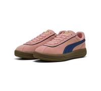PUMA Sneaker Club Klassika SD Wildleder Damen Pink Fruit-Blazing Blue PUMA Gold Größe 42