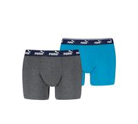 Puma PUMA ELEMENTS MEN LOGO ELASTIC BOXER 2P S Grey Melange / Blue 002 (893819) verschiedene S