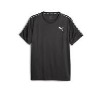 PUMA Puma Fit Taped Tee, Männer T-Stück, PUMA Black,