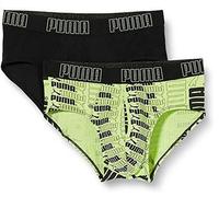 Puma - PUMA Herren Boxer Briefs Shorts Unterhose Slip Lime (2er Pack) Gr. S
