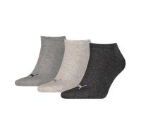 3, 6, 12, 18 Paar PUMA Sneaker Socken Grau, 3 Paar (1x 3er Pack), 39-42, -800 anthracite / light grey / middle grey