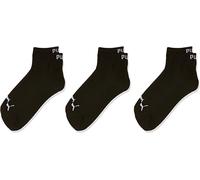 Puma Unisex Kinder Quarter Socken, Schwarz, 27/30 (3er Pack)