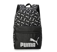 PUMA PUMA PHASE AOP Backpack, Unisex Klassische Rucksäcke, PUMA Black-Puma Logo-AOP, OSFA - 091169