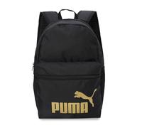 PUMA PUMA PHASE Backpack, Unisex Klassische Rucksäcke, PUMA Black-Gold-No.1 Logo, OSFA - 091164