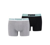 Puma PUMA PLACED LOGO BOXER 2P M Real Teal (027) (732767) Mehrfarbig M