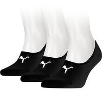 Puma Füßlinge Footie 200 Unisex 3er-Pack Schwarz Größe 38