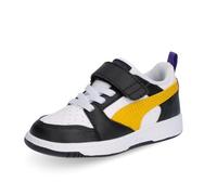 Puma Puma Rebound V6 LO AC+ INF, Unisex Sneaker, Puma Black-Yellow Sizzle-Puma White,