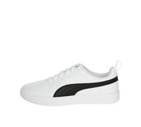 Puma Sneaker Rickie Jr Weiß/Schwarz Lässig mit Schnürsenkeln Kinder Größe 39