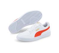 Puma Shuffle Jr PUMA WHITE-CHERRY TOMATO-PUMA für Kinder, weiß, Größe 37 ½ EU / 4,5 Kids UK