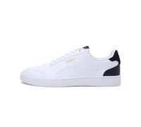 PUMA Puma Shuffle, Unisex-Erwachsene , Puma White-Puma White-Peacoat-Puma Team Gold,