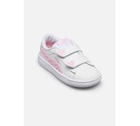 Sneaker PUMA "Smash 3.0 Hearty Sneakers Mädchen", Damen, Gr. 27, weiß pearl pink, Obermaterial: Textil, Synthetik; Futter: Textil; Innensohle: Textil; Laufsohle: Gummi, Schuhe Sneaker (79976827-27) we