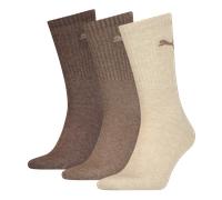 PUMA "PUMA UNISEX CREW SOCK 3P" 3 Paar, mit farblichem Logo (30677307-39) light braun melange