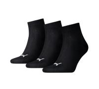 Puma - PUMA UNISEX QUARTER PLAIN 3P schwarz