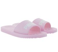 PUMA Purecat Bade-Latschen für Damen und Herren Sommer-Schlappen mit EVA-Sohle 360262 16 Rosa/Weiß 42