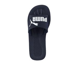 Puma Purecat Badelatschen black/white 39 für Herren, blau, Größe 46 EU / 11 UK