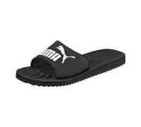 Puma Purecat Badelatschen black/white 39 für Herren, schwarz, Größe 48 ½ EU / 13 UK